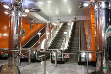 Saint-Petersburg, Rusya. Begovaya metro istasyonu