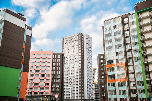 Petersburg Ryssland Nya Byggnader Och Nya Lägenheter Området Kudrovo — Stockfoto