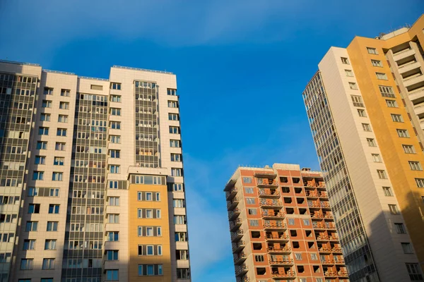 Sankt Petersburg Ryssland Utsikt Över Nya Byggnader Och Nya Lägenheter — Stockfoto