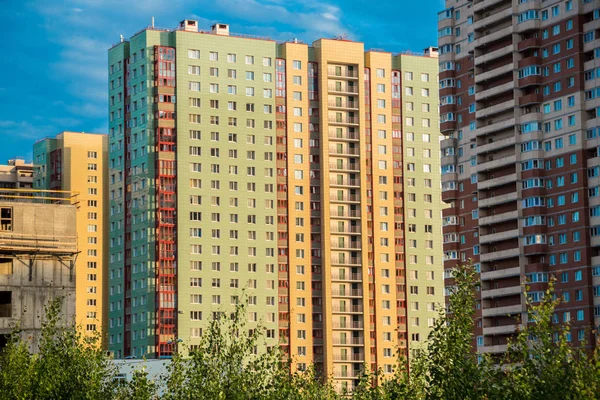 Petersburg Rusland Uitzicht Nieuwe Gebouwen Nieuwe Appartementen — Stockfoto