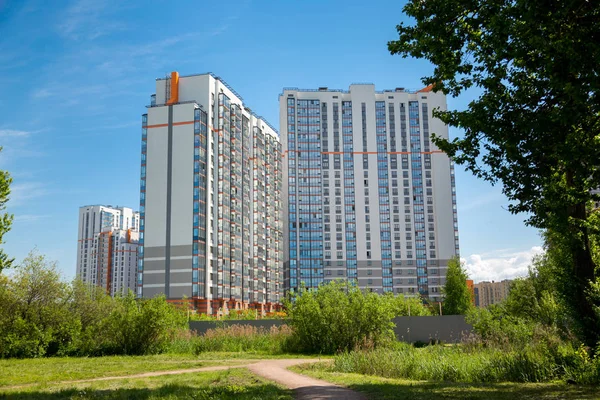 Petersburg Rusland Uitzicht Nieuwe Gebouwen Nieuwe Appartementen — Stockfoto
