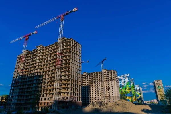 Saint Petersburg, Russia. View of new buildings under construction and new apartments