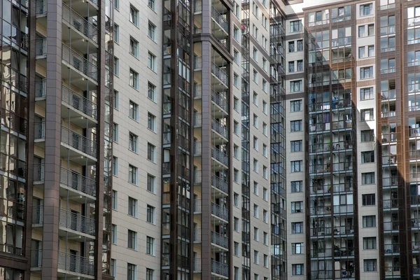 São Petersburgo Rússia Vista Novos Edifícios Novos Apartamentos — Fotografia de Stock