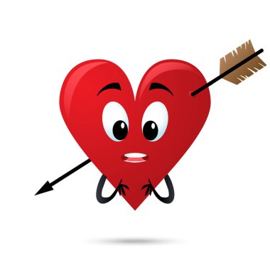 Kalbi okla delinmiş.