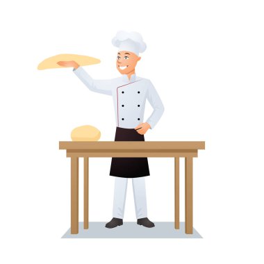  Hamur dönen aşçı