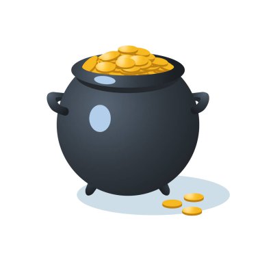 Pota altını beyaz arka plan üzerinde izole. St.Patrick s gün