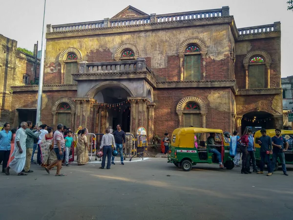 Kolkata Västbengalen Oktober 2018 Ett Gammalt Kolonialt Hus Calcutta Kolkata — Stockfoto
