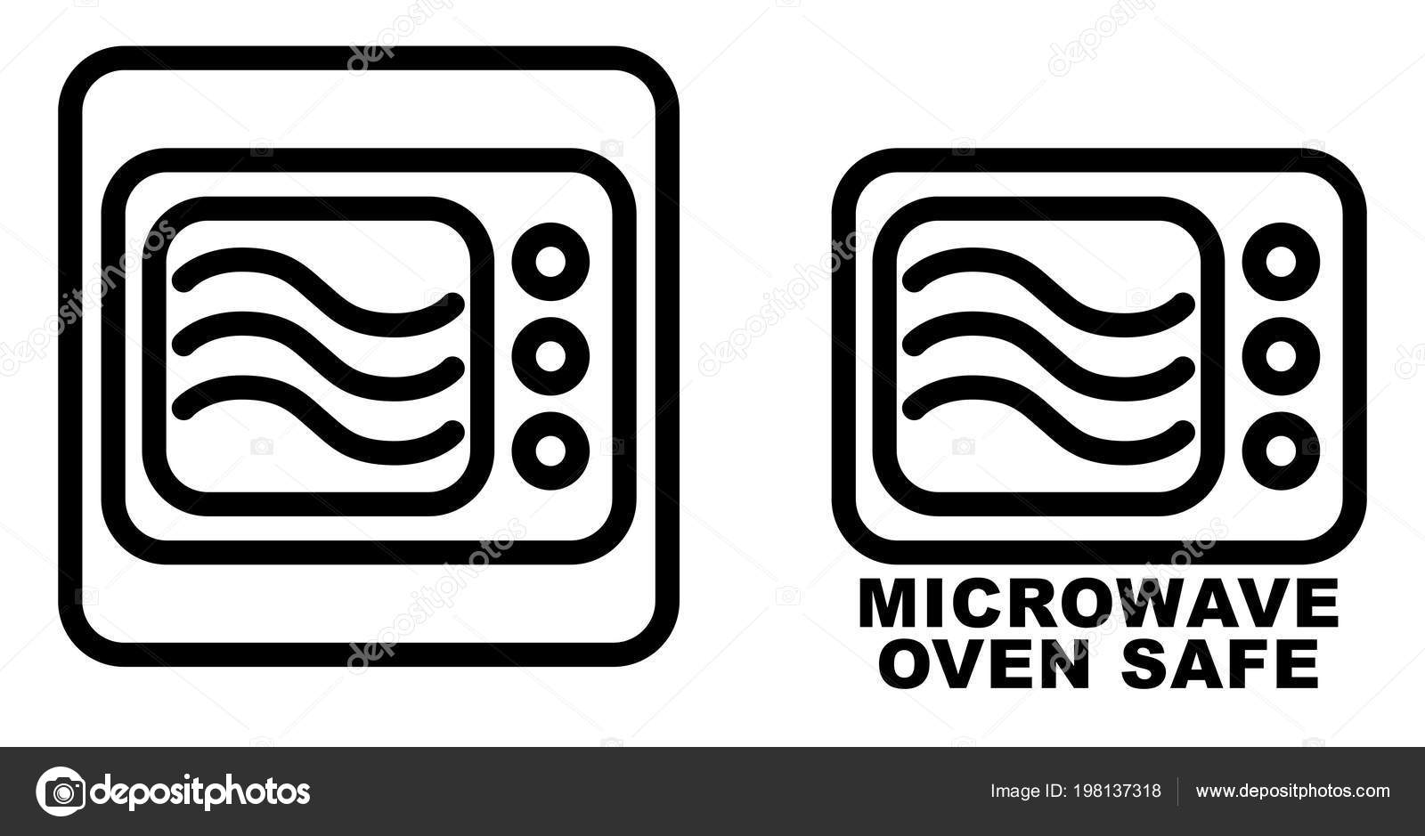 Microwave Safe Container Icon Simple Black Lines Oven Drawing Three microwave-safe-container-icon-simple-black-lines-oven-drawing-three