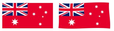 Commonwealth of Australia civil flag variant (Australian Red Ens clipart
