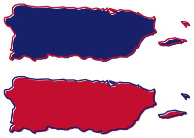 Outline Puerto Rico Map Free Vector Eps Cdr Ai Svg Vector Illustration Graphic Art