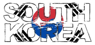 Altında Kore bayrağı olan Güney Kore 'ye mesaj at. 