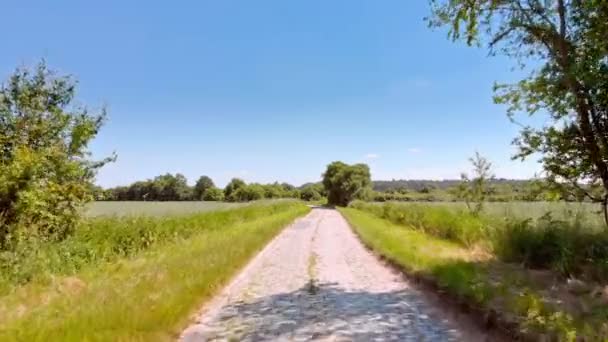在波兰的乡间小路 — 图库视频影像
