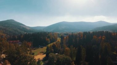Polonya karkonosze dağlar
