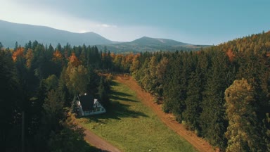 Polonya karkonosze dağlar
