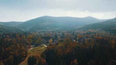 Polonya karkonosze dağlar