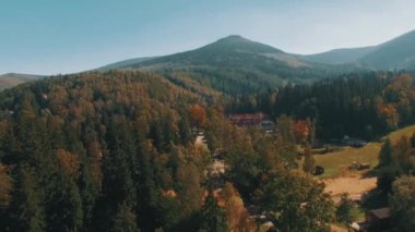 Polonya karkonosze dağlar