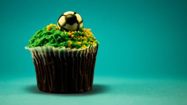 arka planda izole parlak Cupcake