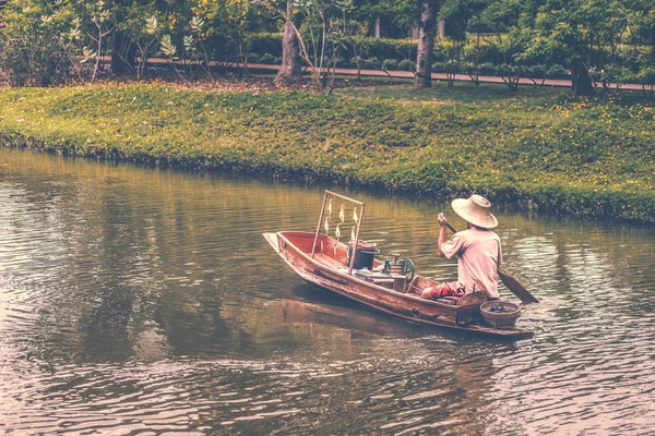 Der Alte Stil Und Die Traditionelle Thailändische Art Lebensmittel Von — Stockfoto