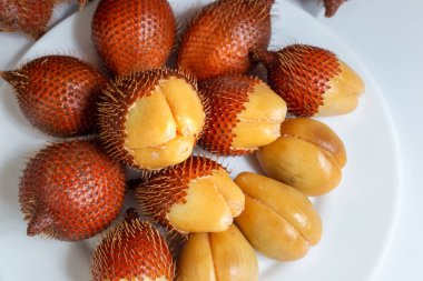 meyve, salacca zalacca masada çanak.