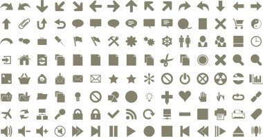 Malzeme tasarım sağlam simgeler kümesi. Sigorta primi kaliteli piksel mükemmel UI ve Ux simgeler, Web sitesi ve uygulama geliştirme için eylem simgeler.