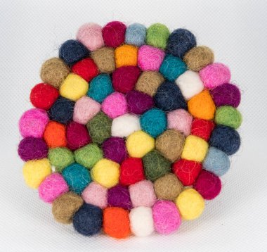 Çok güzel ve renkli bardak altlıkları.