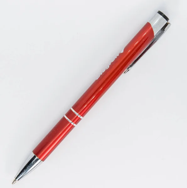 Red Pen Office Back School — Stock Photo, Image