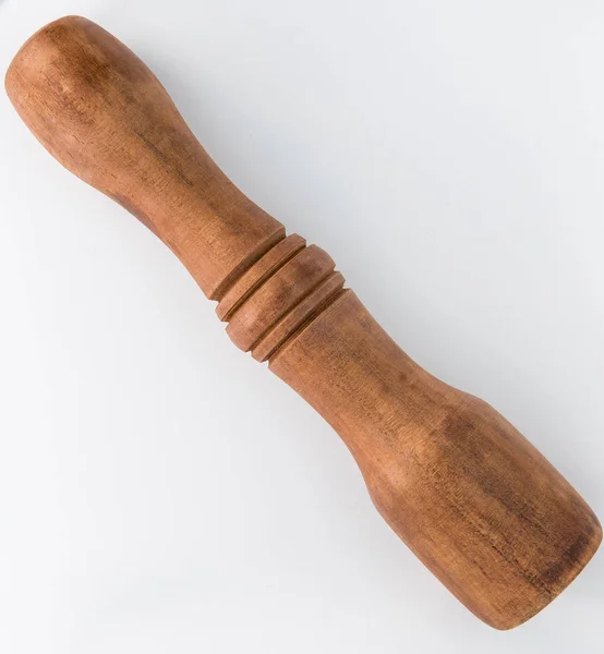 Essentieel onderdeel van een houten mortel — Stockfoto