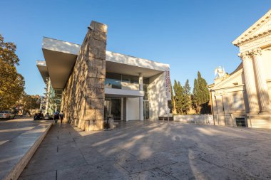 Barış gün batımında Roma'da Ara Pacis sunak