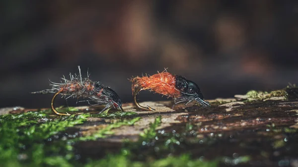 Ninfa Mosca Pesca Con Mosca — Foto de Stock