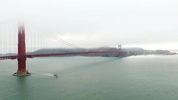 Мост Голден Гейт, Сан-Франциско, США — стоковое видео