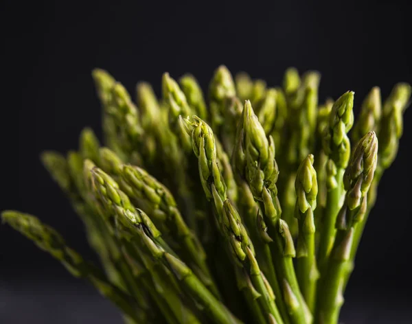 Asparagi Arte Verde Vegan Vicino Davanti — Foto Stock