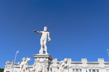 Çeşme Neptün, Neptün heykel, Messina, Sicilya, İtalya