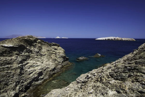 Ilha Grega Cíclades Praia — Fotografia de Stock