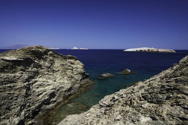 Cyclades Görög Sziget Strandja — Stock Fotó