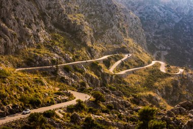 Coll dels Reis road, Mallorca detay görünümü