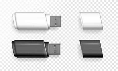 usb flash disk vektör çizimi