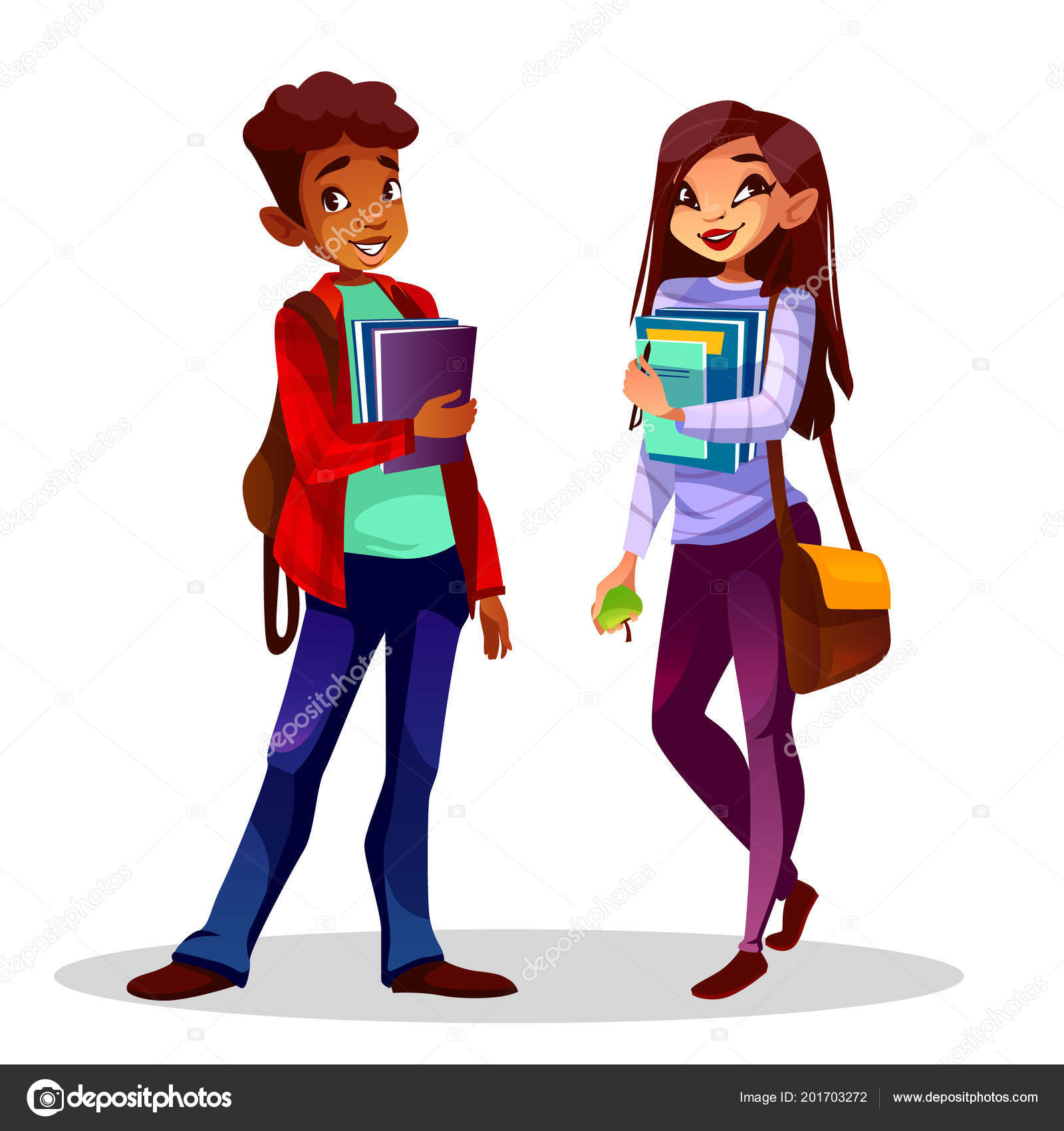 College or university students vector illustration Stock Vector Image by  ©vectorpouch #201703272