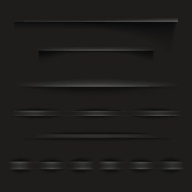 Siyah kağıt gölge çizgiler illüstrasyon vektör