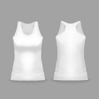 Beyaz spor atlet kadın vektör çizim