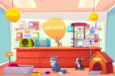Ev hayvanları ile Pet shop, petshop süpermarket