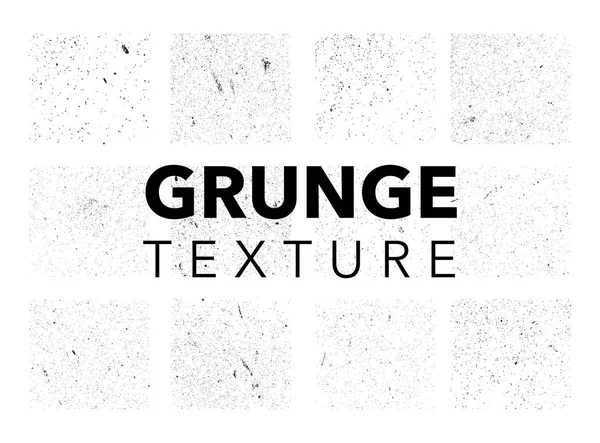 Ensemble Vecteurs Grunge Textures — Image vectorielle