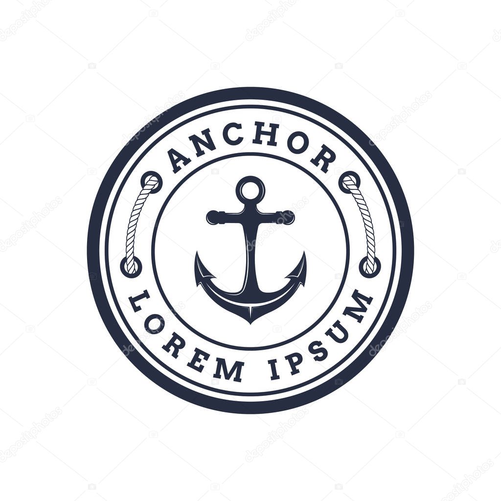 ANCHOR LOGO STAMP VECTOR