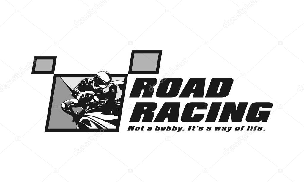 ROAD RACING LOGO DESIGNS TEMPLATE