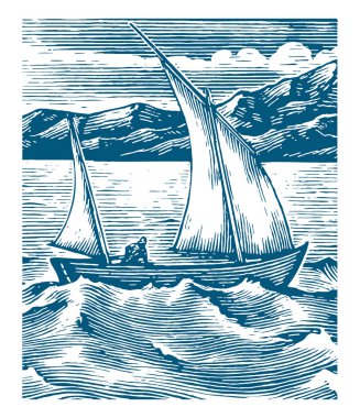 Deniz Balıkçılığı Şablonu Tasarımı