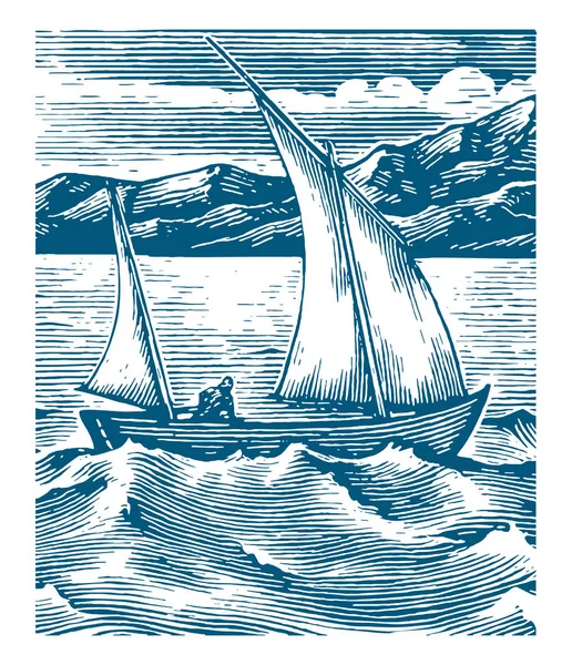 Deniz Balıkçılığı Şablonu Tasarımı