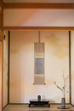 Geleneksel Japon çay Oda görüntüleme .
