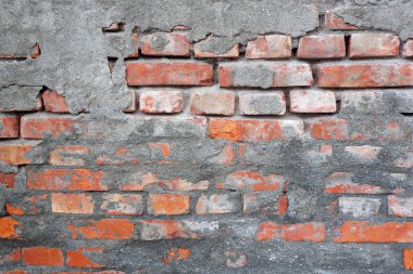 Arka Plan ve Doku için Vintage Kirli Tuğla Duvar