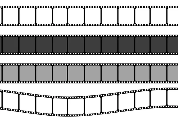 Ensemble de cadre de bande de film, illustration vectorielle — Image vectorielle