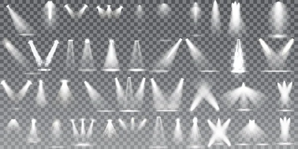 Scenen belysning stora samling — Stock vektor