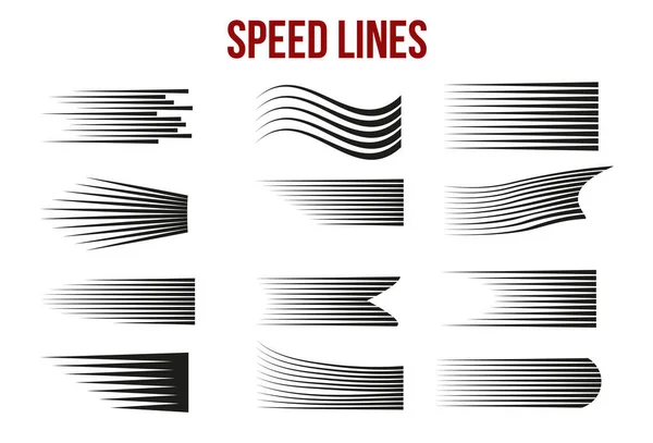 Speed line på vit bakgrund för serietidningar. Manga hastighet ram, handling, explosion bakgrund. Royaltyfria illustrationer